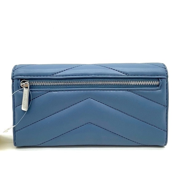Michael Kors Large Trifold Wallet Blue Lagoon (NWT) - Picture 5 of 9
